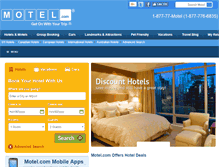 Tablet Screenshot of motel.com